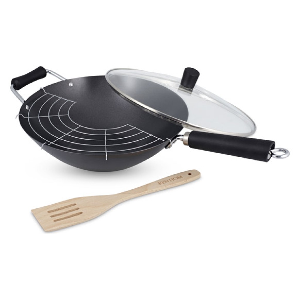WOK ACERO SET REGALO      31 CM + ESPATU